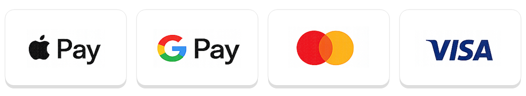 Apple Pay, Google Pay, Mastercard and Visa